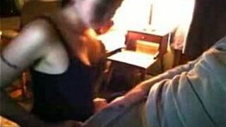 Sexy wife gives blowjob and rides on cock porn video